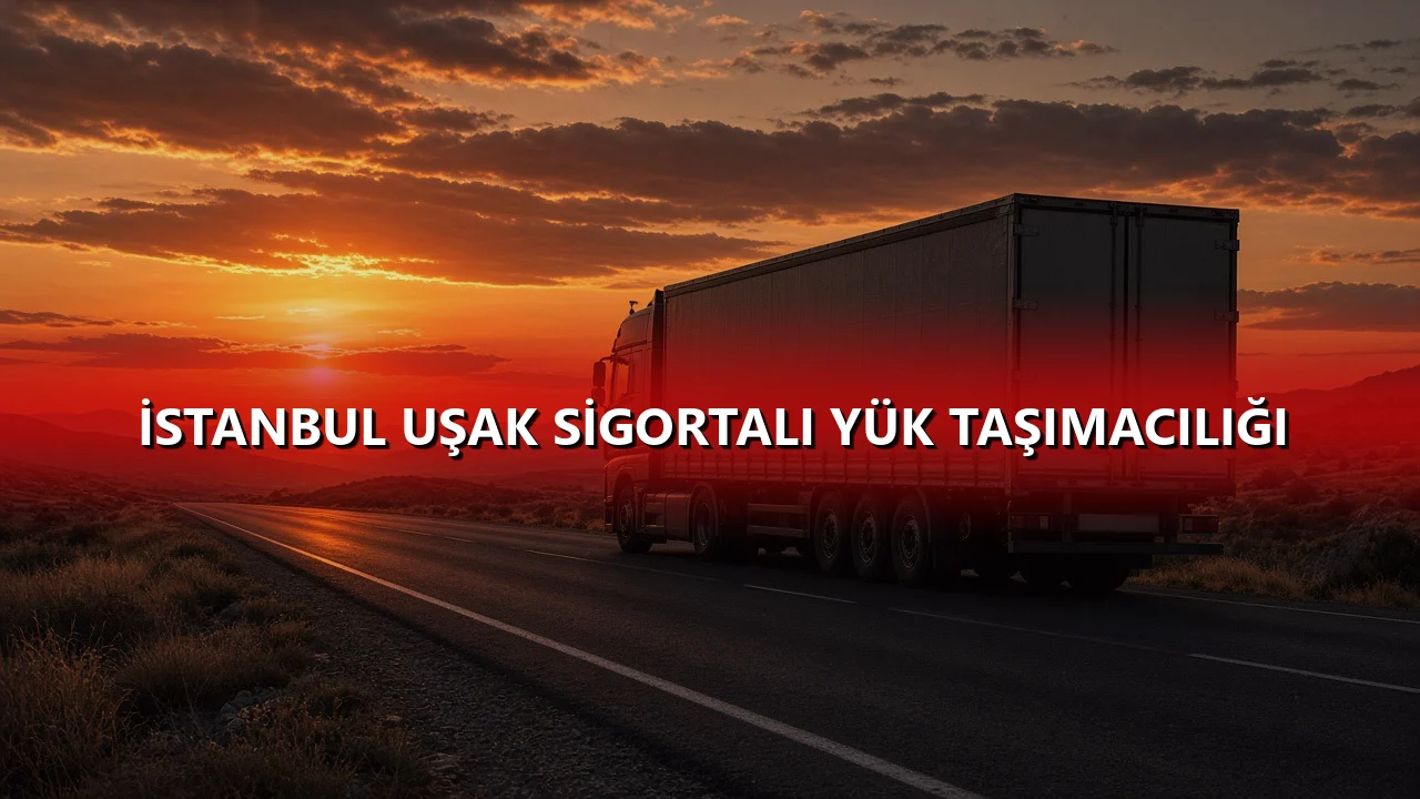 İstanbul Uşak Sigortalı Yük Taşımacılığı